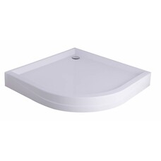 Douchebak met vaste plint en poten 100 kwartrond OP = OP