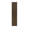 Kolomkast Eleganza met greeplijst in korpus kleur Dark Walnut