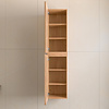 Kolomkast Eleganza met greeplijst in korpus kleur Acacia