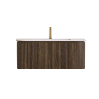 Badmeubelset Eleganza 100 Dark Walnut zonder spiegel