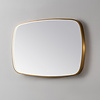 Spiegel element met directe verlichting Goud Geborsteld 120