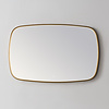 Spiegel element met directe verlichting Goud Geborsteld 120