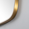 Spiegel element Goud Geborsteld met LED verlichting, 3 kleur instelbaar & dimbaar 100