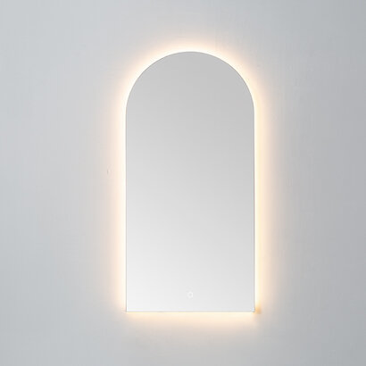 Spiegel gate met indirecte verlichting incl. spiegelverwarming