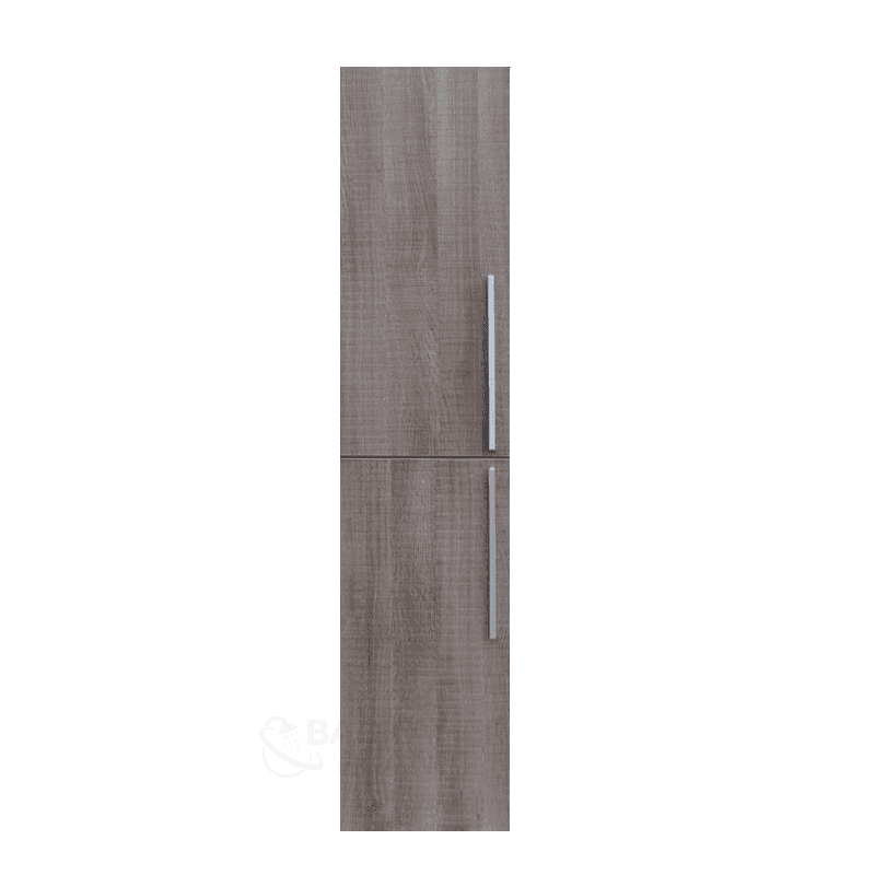 Kolomkast met aluminium greep Kentucky Oak