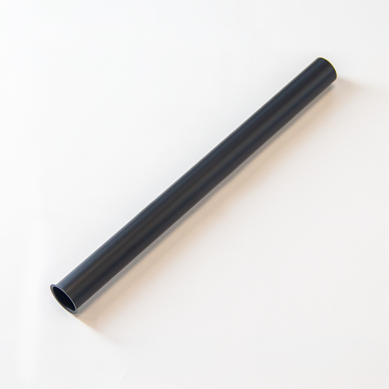 Desigsifon verlengbuis met kraag 40 cm Mat Zwart