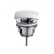Clickwaste universeel 5/4" Chroom  Vierkant OP = OP