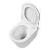 Wandcloset turbo flush standaard met toiletzitting softclose en quickrelease