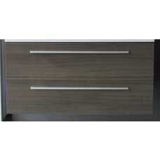 Badmeubel onderkast met aluminium greep 100 Grey Oak OP = OP