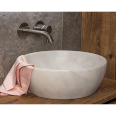 Waskom Marmer Rond Imperial White
