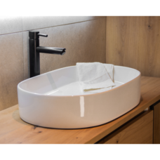 Waskom Keramiek Opus incl. clickwaste Wit