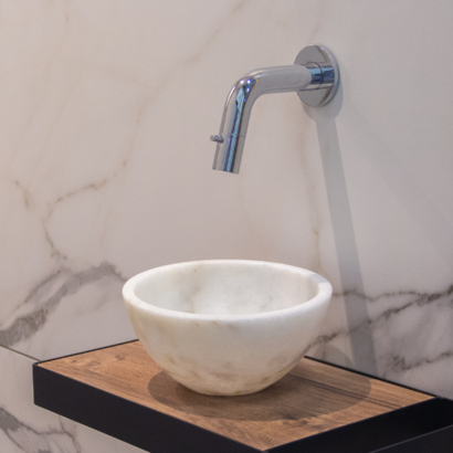 Fonteinkom Marmer Imperial White