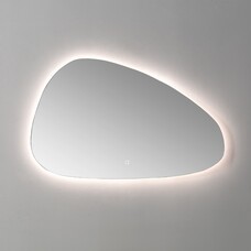 Spiegel Organic met indirecte LED verlichting, 3 kleur instelbaar & dimbaar 100 cm