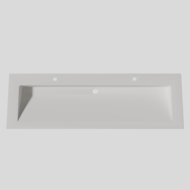 Wastafel Silk Solid Surface 140 enkele wasbak