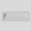 Wastafel Silk Solid Surface 120 enkele wasbak