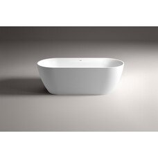 Vrijstaand bad Moon Mat Wit