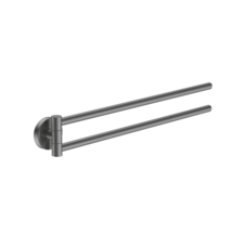 Handdoekrek draaibaar Gun Metal