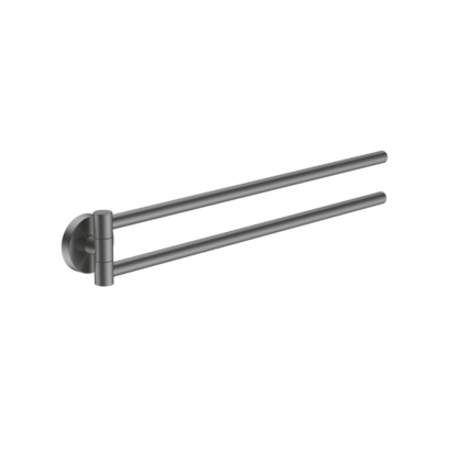 Handdoekrek draaibaar rond Gun Metal