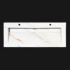 Wastafel Slate Gold/White Marble 120 enkele wasbak