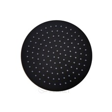Hoofddouchekop ultra thin Mat Zwart rond 25 cm