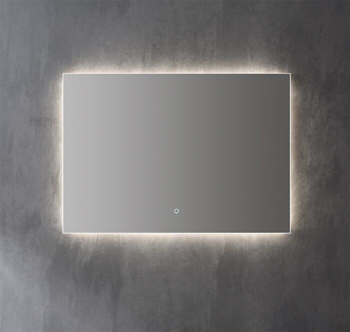 Spiegel decor met indirecte verlichting 140