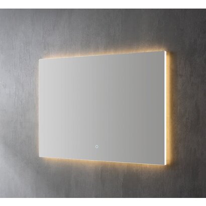 Spiegel decor met indirecte verlichting 140