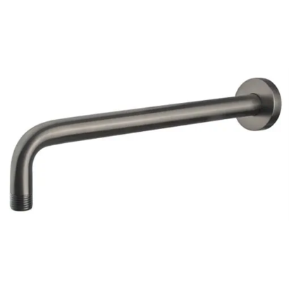 Muurstang Gun Metal rond 40 cm