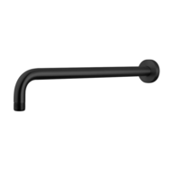Muurstang Mat Zwart rond 40 cm