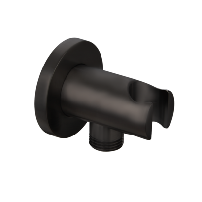 Muuraansluiting met opsteek Mat Zwart