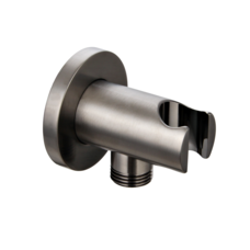 Muuraansluiting met opsteek Gun Metal rond