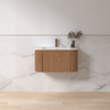 Badmeubelset Eleganza 80 Acacia Solid Surface  zonder spiegel