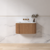 Badmeubelset Eleganza 80 Acacia Solid Surface  zonder spiegel