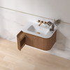 Badmeubelset Eleganza 80 Acacia Solid Surface  zonder spiegel