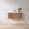 Badmeubelset Eleganza 100 Solid Surface Acacia zonder spiegel