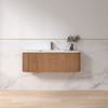 Badmeubelset Eleganza 120 Solid Surface Acacia zonder spiegel