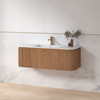 Badmeubelset Eleganza 120 Solid Surface Acacia zonder spiegel
