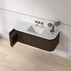 Badmeubelset Eleganza 120 Keramiek Dark Walnut zonder spiegel