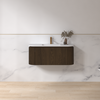 Badmeubelset Eleganza 100 Keramiek Dark Walnut zonder spiegel