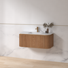 Badmeubelset Eleganza 100 Keramiek Acacia zonder spiegel