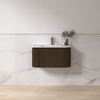 Badmeubelset Eleganza 80 Keramiek Dark Walnut zonder spiegel