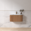 Badmeubelset Eleganza 80 Acacia Keramiek  zonder spiegel