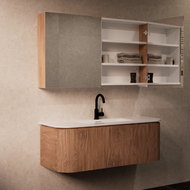 Eleganza Spiegelkast dubbel gespiegeld zonder verlichting 80 Acacia