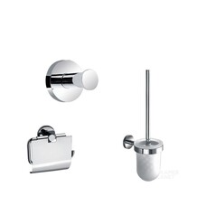 Toilet Accessoires Set Rond Chroom