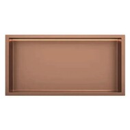 Inbouw wandnis Brons 30x60x7 cm met LED verlichting