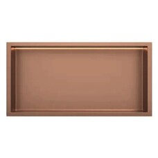 Inbouw wandnis Brons 30x60x7 cm met LED verlichting