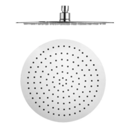 Hoofddouchekop ultra thin Chroom rond 30 cm