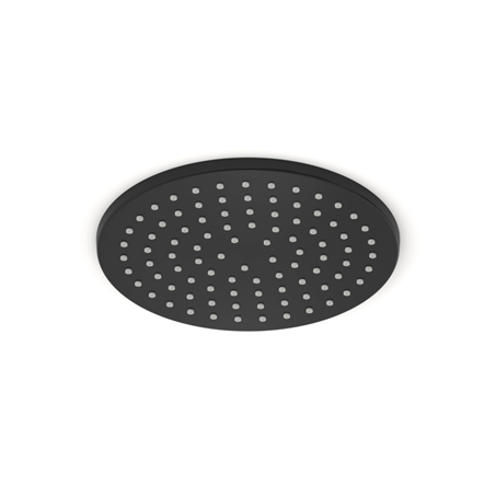 Hoofddouchekop Mat Zwart 20 cm