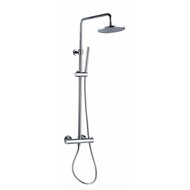 Doucheset thermostatisch (in hoogte verstelbaar) rond Chroom douchekop 30 cm