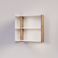 Trendline basic spiegelkast dubbel gespiegeld zonder verlichting 60 Tabak Oak