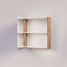 Trendline basic spiegelkast dubbel gespiegeld 60 Tabak Oak